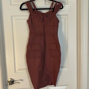 New bodycon strappy midi dress